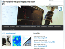 Tablet Screenshot of l3i.univ-larochelle.fr